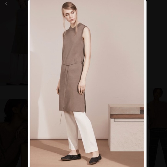 Aritzia Babaton Issac dress Modern Taupe NWT M - Picture 1 of 8